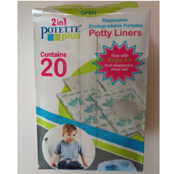 Recharges Jetables – Pack De 20 – Pour Pot Enfant Potette Plus