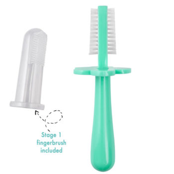 Brosse à Dents Bébé Ergonomique Double Face – 3 Coloris