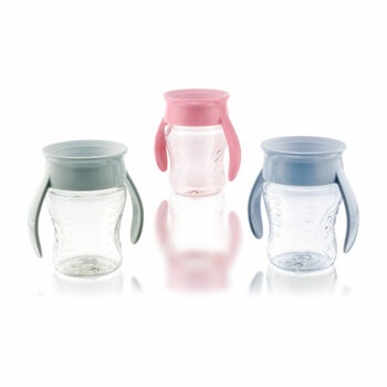 Tasse D’apprentissage Bébé 360° (207 Ml) – 3 Coloris