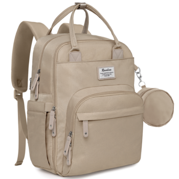 Sac à Dos à Langer Avec Pochette De Change Amovible – Beige