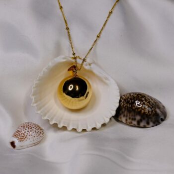 Bola de grossesse avec chaîne – Classique Or