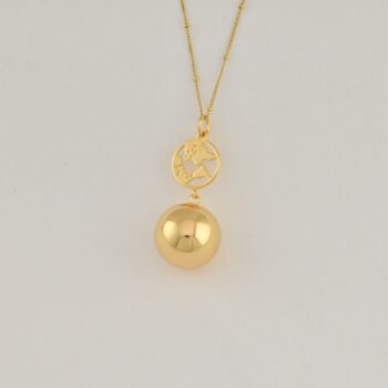 Bola de grossesse avec chaîne – Terre Or