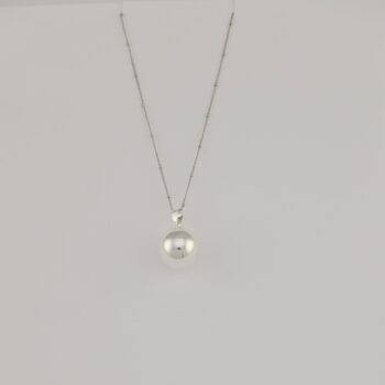 Bola de grossesse avec chaîne – Classique Argent