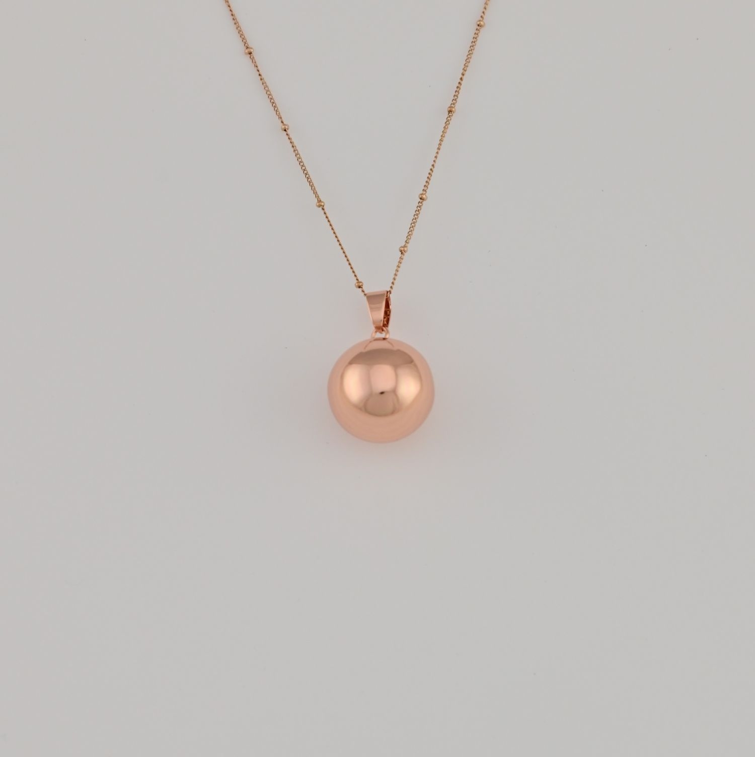 Bola de grossesse avec chaîne - Classique Or Rose