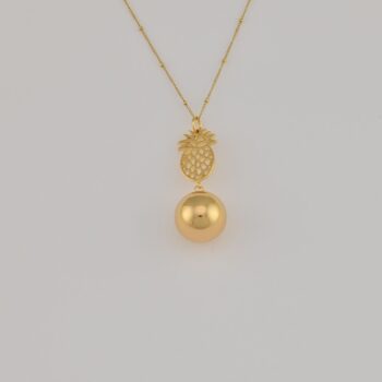 Bola de grossesse avec chaîne – Ananas Or