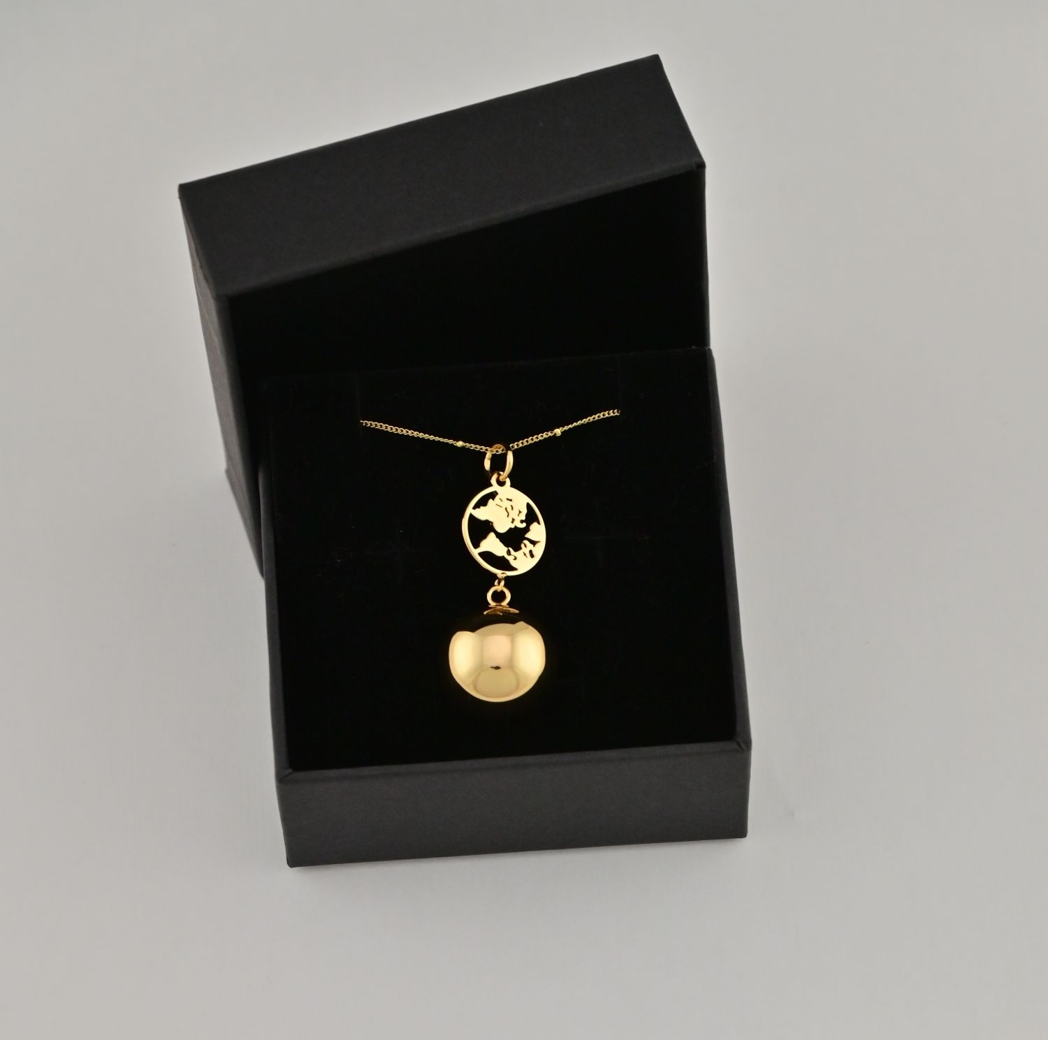 Bola de grossesse avec chaîne - Terre Or – Image 3