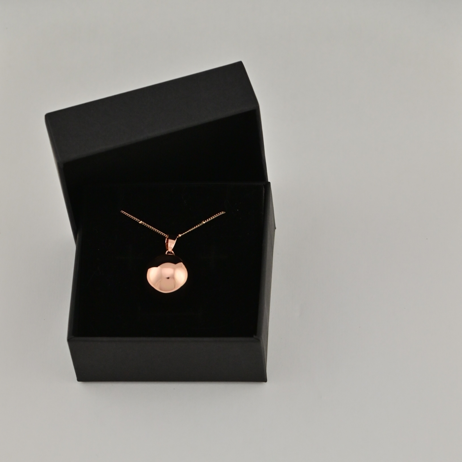 Bola de grossesse avec chaîne - Classique Or Rose – Image 3