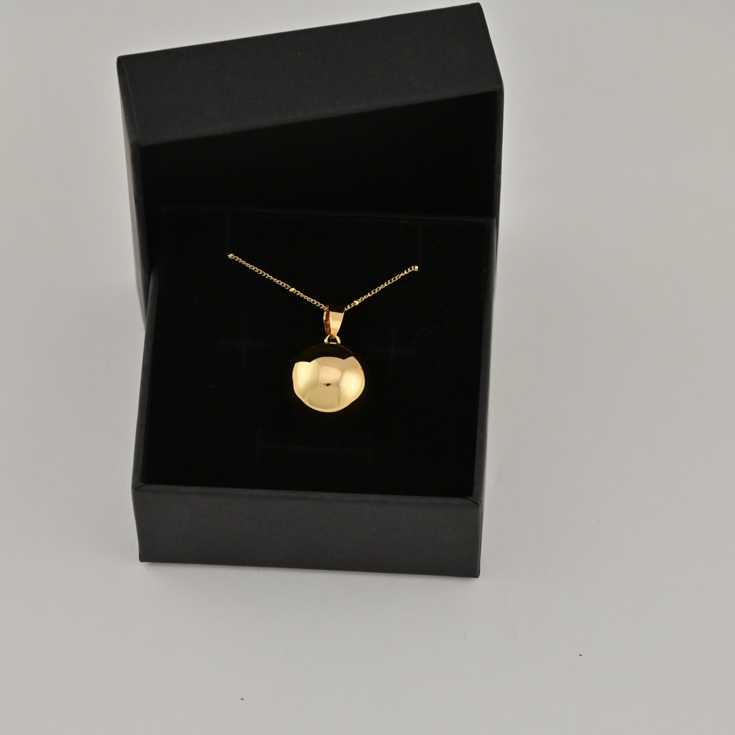 Bola de grossesse avec chaîne - Classique Or – Image 3